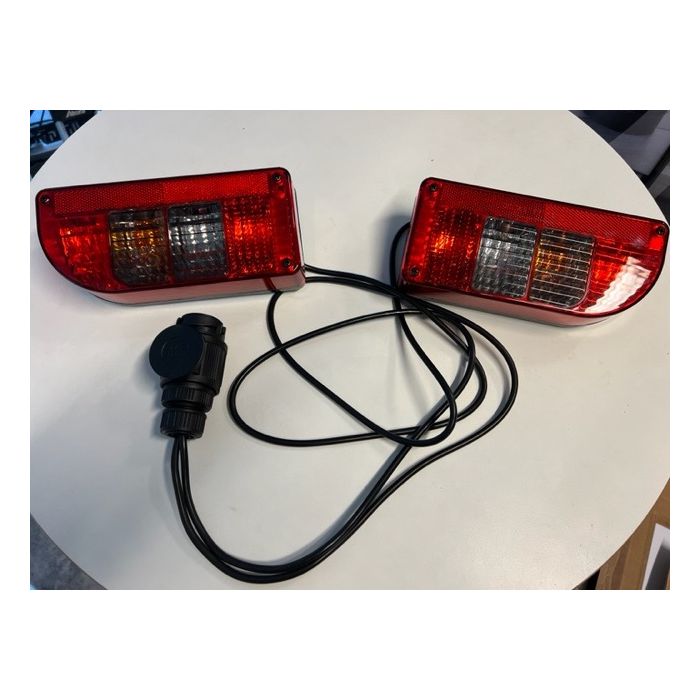 Atera Lygtesæt Komplet Med Kabel Til Cykelholder