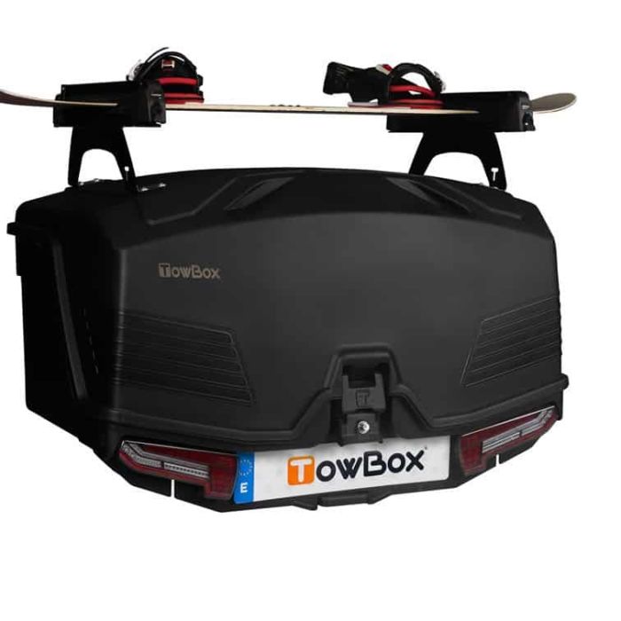 towbox-alpha-black-330-liter-bagageboks-inkl-skiholder