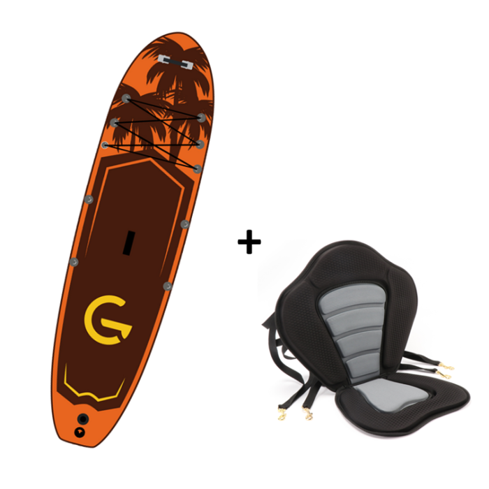 GoRunner SUP Paddleboard Turtle Inkl. Kajaksæde
