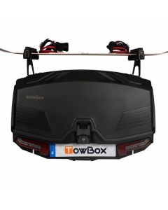 towbox-alpha-black-330-liter-bagageboks-inkl-skiholder