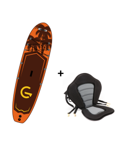 GoRunner SUP Paddleboard Turtle Inkl. Kajaksæde