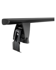 &quot;Tagbøjlesæt-Tesla-Model-Y-årgang-2020 -  Sort-Alu-Fra-Menabo&quot;