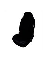 UNIVERSALT SÆDEOVERTRÆK I BOMULD, SORT